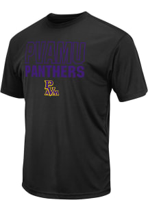 Colosseum Prairie View A&M Panthers Black Trail Flat Name Mascot Short Sleeve T Shirt