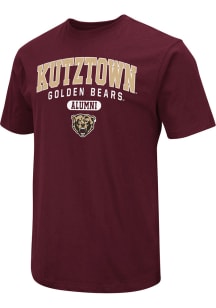 Colosseum Kutztown University Maroon Alumni Pill Short Sleeve T Shirt