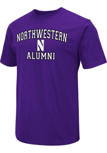 Colosseum Northwestern Wildcats Purple Alumni Classic Short Sleeve T Shirt