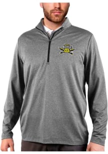 Antigua Northern Kentucky Norse Mens Black Rally Long Sleeve Qtr Zip Pullover