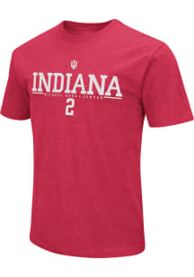 Michael Durr Indiana Hoosiers Cardinal Michael Durr Basketball Short Sleeve Player T Shirt