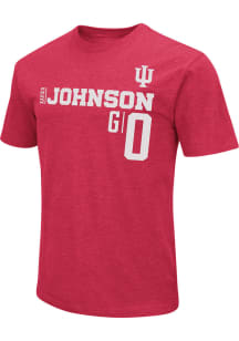 Xavier Johnson Indiana Hoosiers Cardinal Basketball Short Sleeve Player T Shirt