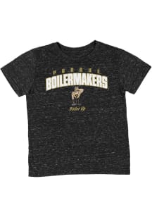 Colosseum Purdue Boilermakers Toddler Black Team Chant Short Sleeve T-Shirt
