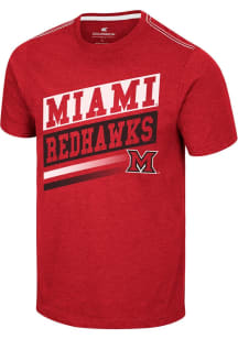 Colosseum Miami RedHawks Red Iginition Short Sleeve T Shirt