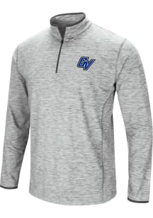 Colosseum Grand Valley State Lakers Mens Grey Sprint Long Sleeve Qtr Zip Pullover