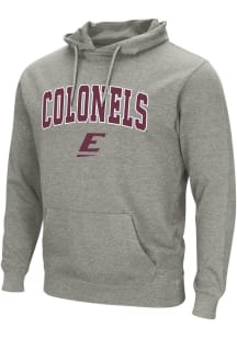Colosseum Eastern Kentucky Colonels Mens Grey CAMPUS Long Sleeve Hoodie