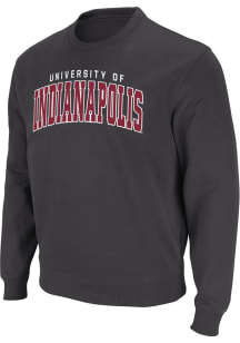 Colosseum Indianapolis Greyhounds Mens Black STADIUM Long Sleeve Crew Sweatshirt