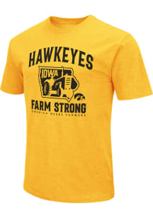 Colosseum Iowa Hawkeyes Gold Farm Strong Short Sleeve T Shirt
