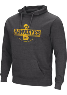 Colosseum Iowa Hawkeyes Mens Black America Needs Farmers Long Sleeve Hoodie