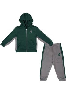 Colosseum Michigan State Spartans Toddler Green Mount Crumpit Set Top and Bottom