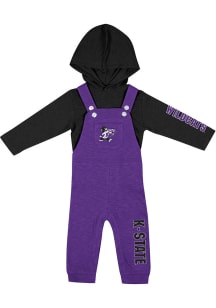Colosseum K-State Wildcats Infant Purple Chim Chim Set Top and Bottom