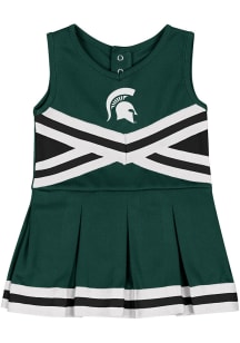 Colosseum Michigan State Spartans Baby Green Carousel Sets Cheer Dress