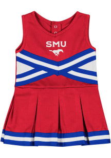 Colosseum SMU Mustangs Baby Red Carousel Sets Cheer Dress