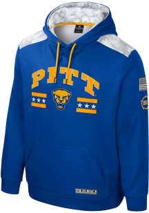 Colosseum Pitt Panthers Mens Blue OHT Cyclone Hood