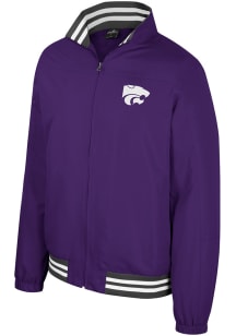 Colosseum K-State Wildcats Mens Black Dyson Medium Weight Jacket