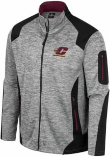Colosseum Central Michigan Chippewas Mens Grey Silberman Colorblock Medium Weight Jacket