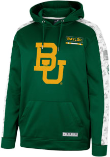 Colosseum Baylor Bears Mens Green OHT Snake Eyes Camo Hood