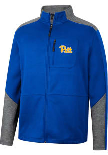 Colosseum Pitt Panthers Mens Blue Id Keep Playing Medium Weight Jacket
