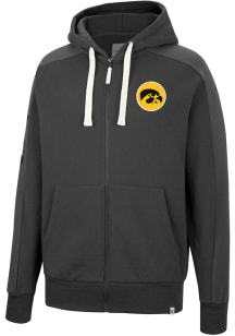 Colosseum Iowa Hawkeyes Mens Black Flying Wasp Long Sleeve Zip Fashion