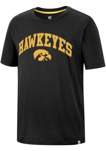 Colosseum Iowa Hawkeyes Black Earth First Recycled Short Sleeve Fashion T Shirt