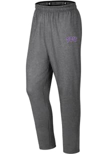 Colosseum TCU Horned Frogs Mens Charcoal Travis Pants