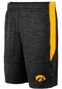 Colosseum Iowa Hawkeyes Mens Black Curry Shorts