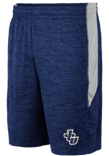 Colosseum John Carroll Blue Streaks Mens Navy Blue Curry Shorts