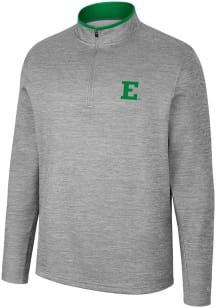 Colosseum Eastern Michigan Eagles Mens Grey Chase Long Sleeve Qtr Zip Pullover