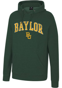 Colosseum Baylor Bears Mens Green Allen Long Sleeve Hoodie