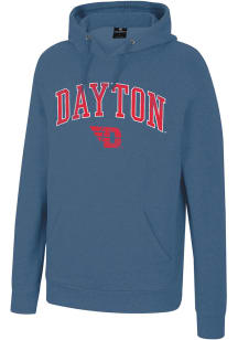 Colosseum Dayton Flyers Mens Blue Allen Long Sleeve Hoodie