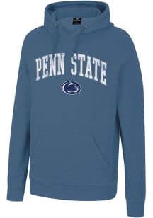 Colosseum Penn State Nittany Lions Mens Blue Allen Long Sleeve Hoodie