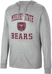 Colosseum Missouri State Bears Mens Grey Collin Long Sleeve Hoodie