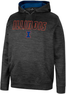 Colosseum Illinois Fighting Illini Mens Black Mac Hood