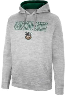 Colosseum Cleveland State Vikings Mens Grey Mac Hood