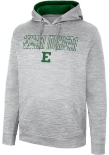Colosseum Eastern Michigan Eagles Mens Grey Mac Hood