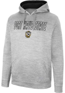 Colosseum Fort Hays State Tigers Mens Grey Mac Hood