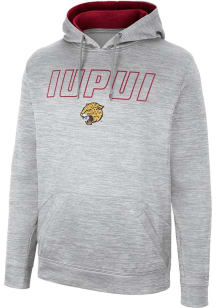 Colosseum IUPUI Jaguars Mens Grey Mac Hood