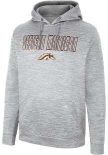 Colosseum Western Michigan Broncos Mens Grey Mac Hood