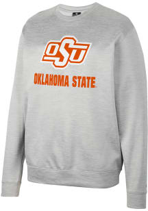 Colosseum Oklahoma State Cowboys Mens Ash Creed Long Sleeve Sweatshirt