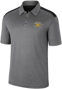 Colosseum Northern Kentucky Norse Mens Charcoal Rahm Short Sleeve Polo