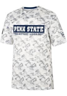 Colosseum Penn State Nittany Lions Grey OHT Storm Shadow Camo Short Sleeve T Shirt