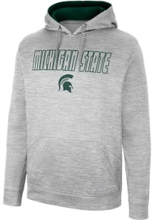 Colosseum Michigan State Spartans Mens Grey Mac Hood