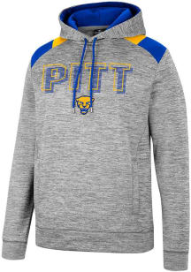 Colosseum Pitt Panthers Mens Grey Walkie Talkie Hood