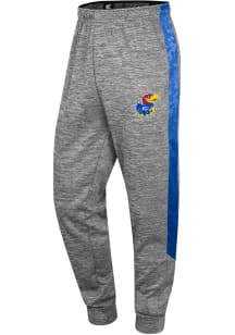Colosseum Kansas Jayhawks Mens Charcoal The Machine Pants