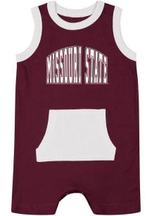 Colosseum Missouri State Bears Baby Maroon Secret Life Short Sleeve One Piece