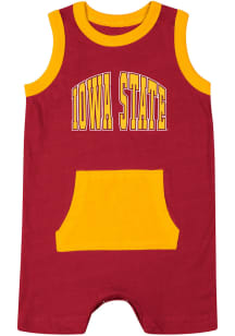 Colosseum Iowa State Cyclones Baby Cardinal Secret Life Short Sleeve One Piece