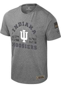 Colosseum Indiana Hoosiers Grey OHT Scramjet Short Sleeve T Shirt