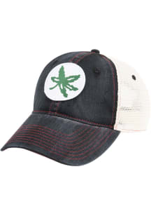 Colosseum Ohio State Buckeyes Go Buckeyes Trucker Adjustable Hat - Black