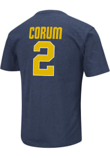 Blake Corum Michigan Wolverines Blue Player Short Sleeve Player T Shirt