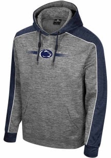 Colosseum Penn State Nittany Lions Mens Grey Bonuses Hood